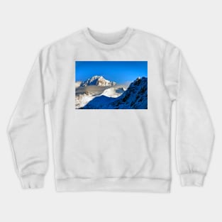Mont Blanc Les Arcs French Alps France Crewneck Sweatshirt